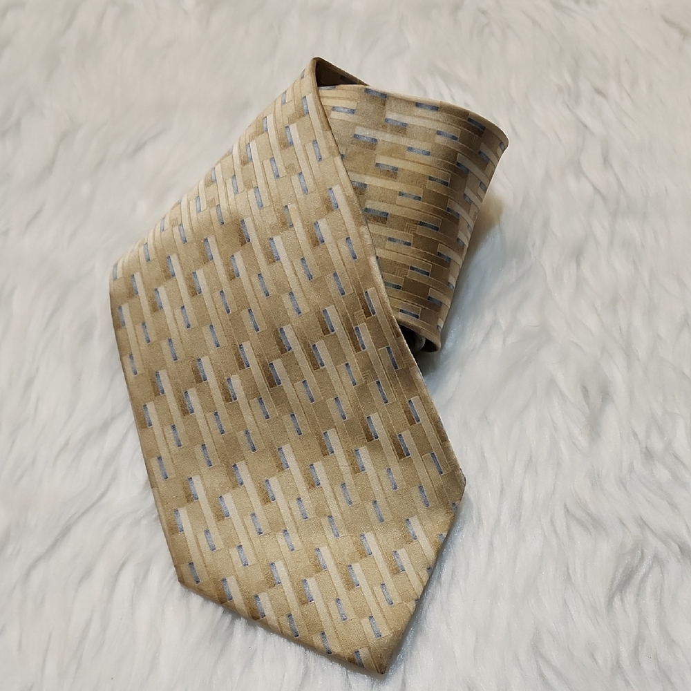 Barrington Elegant Gold and Blue  Men's Tie